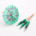 Assorted Colors Paper Parasol Bamboo Umbrella Cocktail Picks Cupcake Toppers for Party